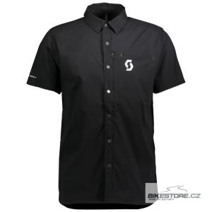 SCOTT Shirt M's Button FT s/sl black/grey L